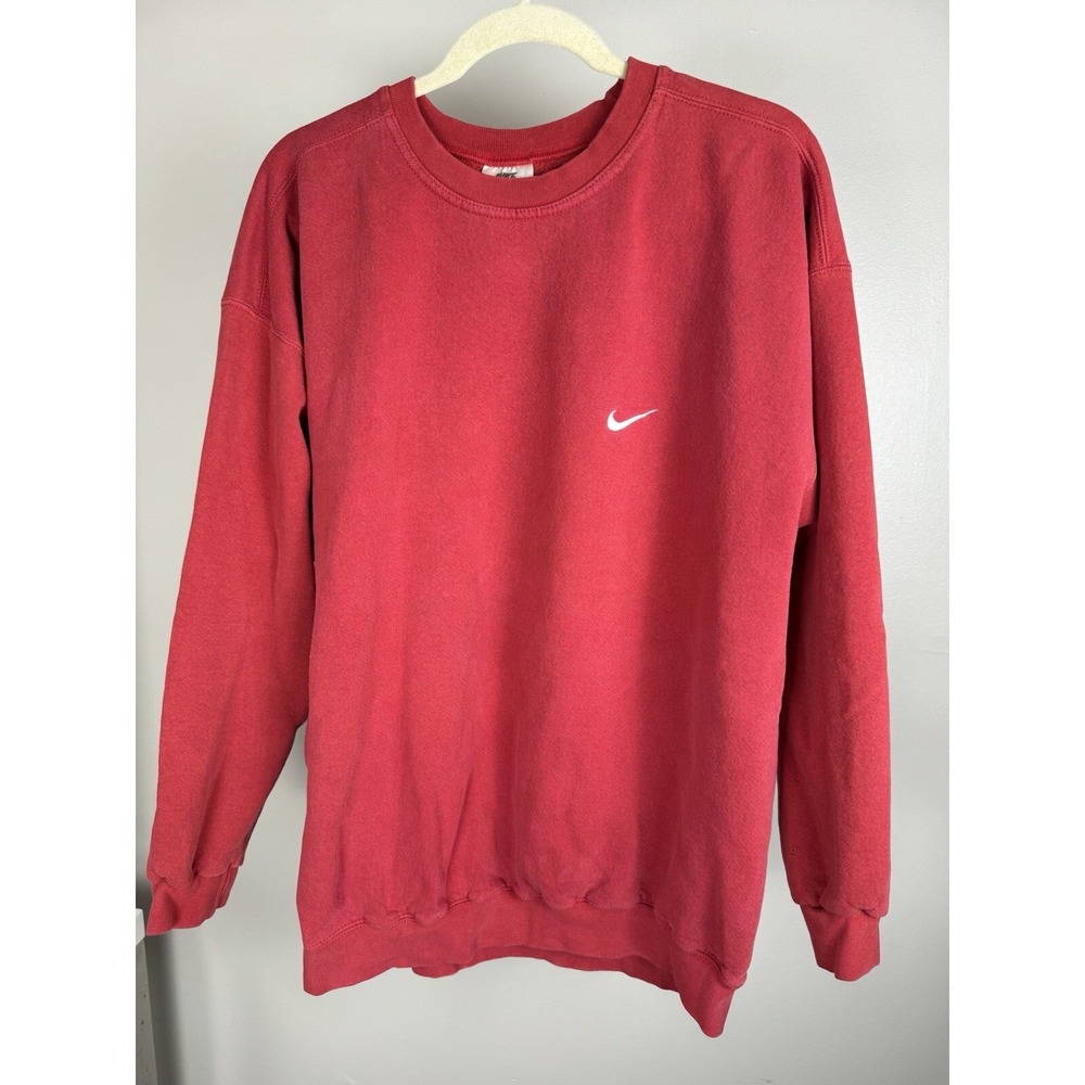 Vintage Nike Crewneck Sweatshirt Mini Swoosh USA Made Men's XLarge